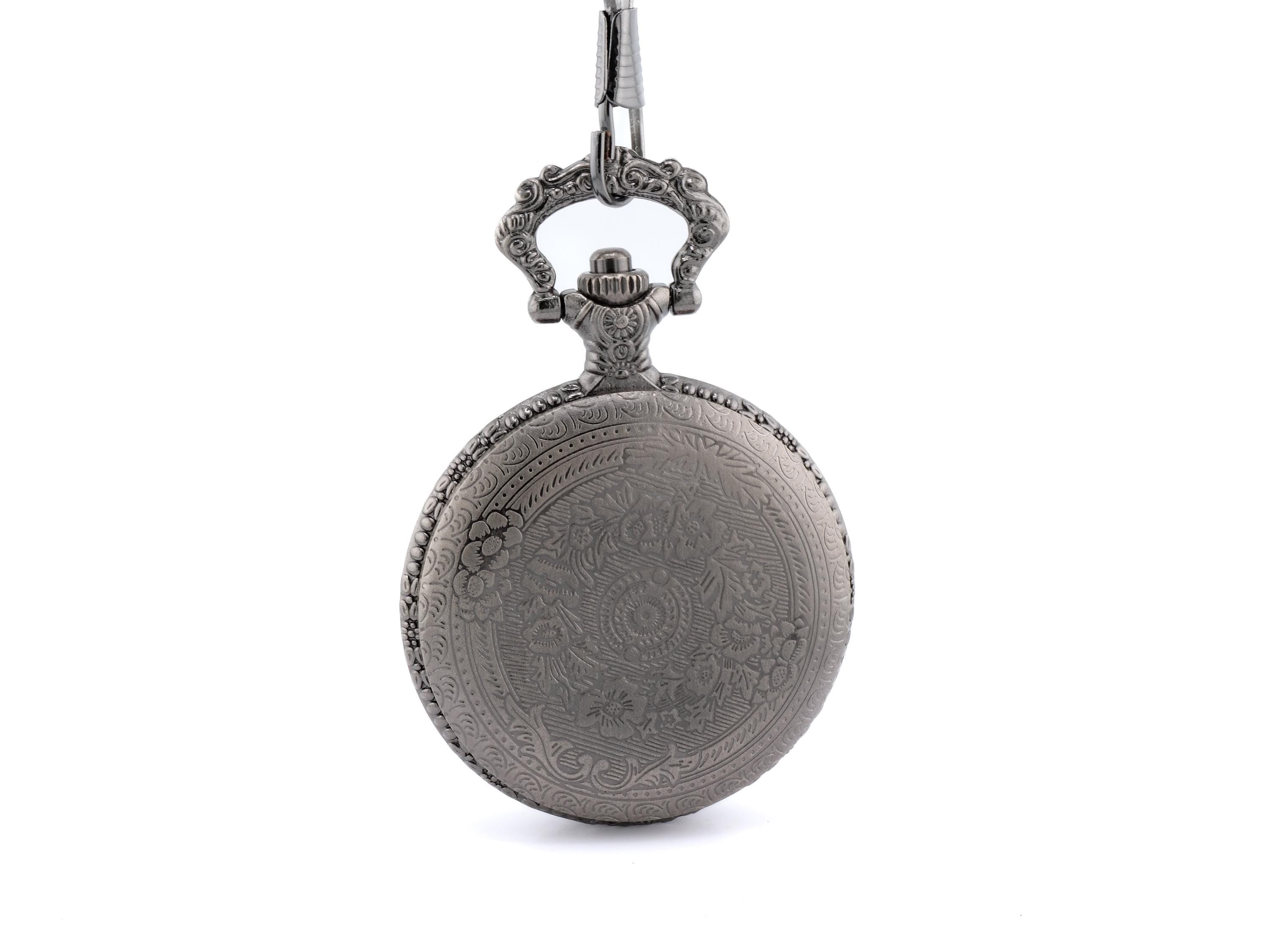 Dragon Pocket Watch DnD Dice Set: Mini Metal RPG Dice
