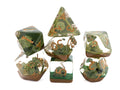 Hedgehog Resin DnD Dice Set: 7 Piece Animal RPG Dice