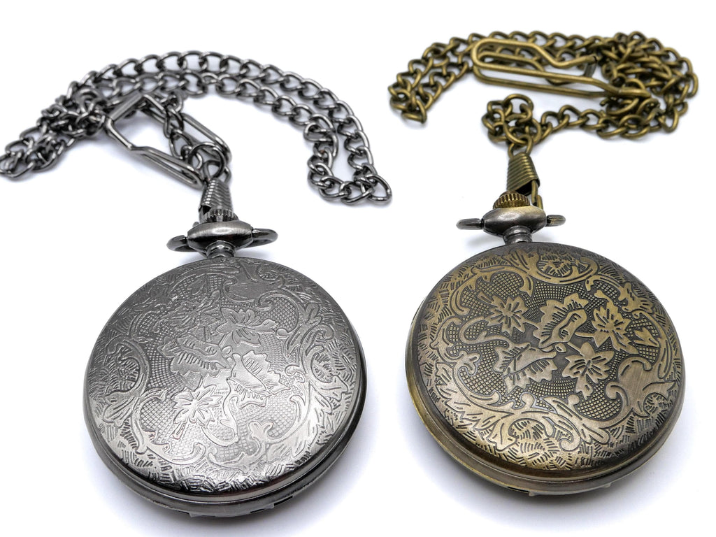 Octopus Pocket Watch Metal DnD Dice Set: Locket 7 Piece RPG Dice