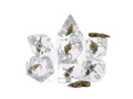 Pistol Resin DnD Dice Set | 7 Piece RPG Dice | Revolver Gun Dice Set | Weapon Theme Dice | Dungeons & Dragons | Tabletop RPG | Nerdy Gift