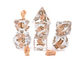 Dismembered Hand Resin DnD Dice Set: 7 Piece Macabre RPG Dice