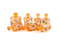 Honey Bee Potion Bottle Resin Liquid Core DnD Dice Set: 7-Piece RPG Dice