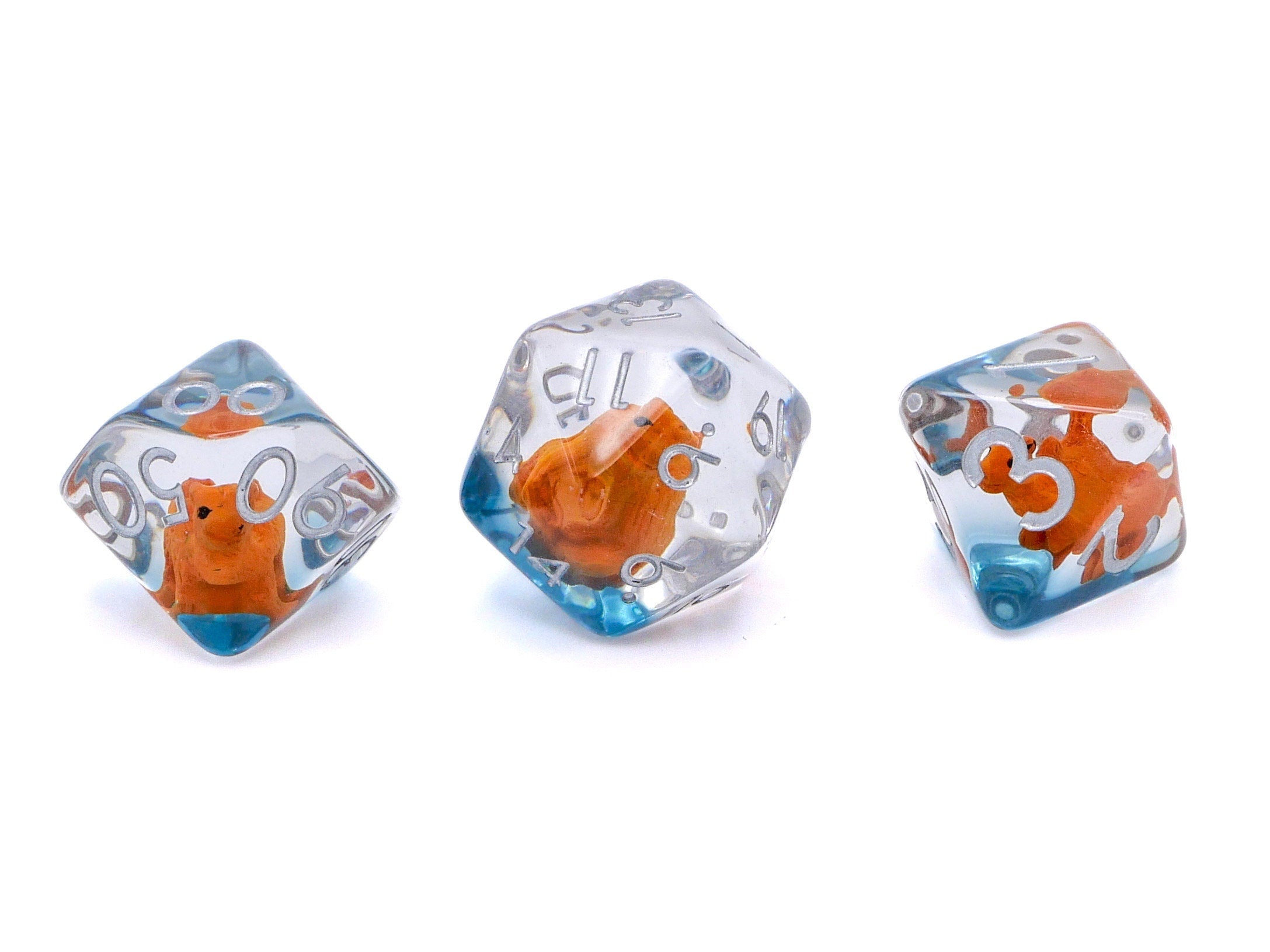 Camel DnD Dice Set: 7-Piece Resin RPG Dice