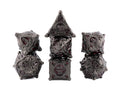 Joker Metal DnD Dice Set: Skull Clown, Playing Card RPG Dice