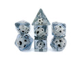 Soccer Ball Resin DnD Dice Set: 7 Piece Sport Themed RPG Dice