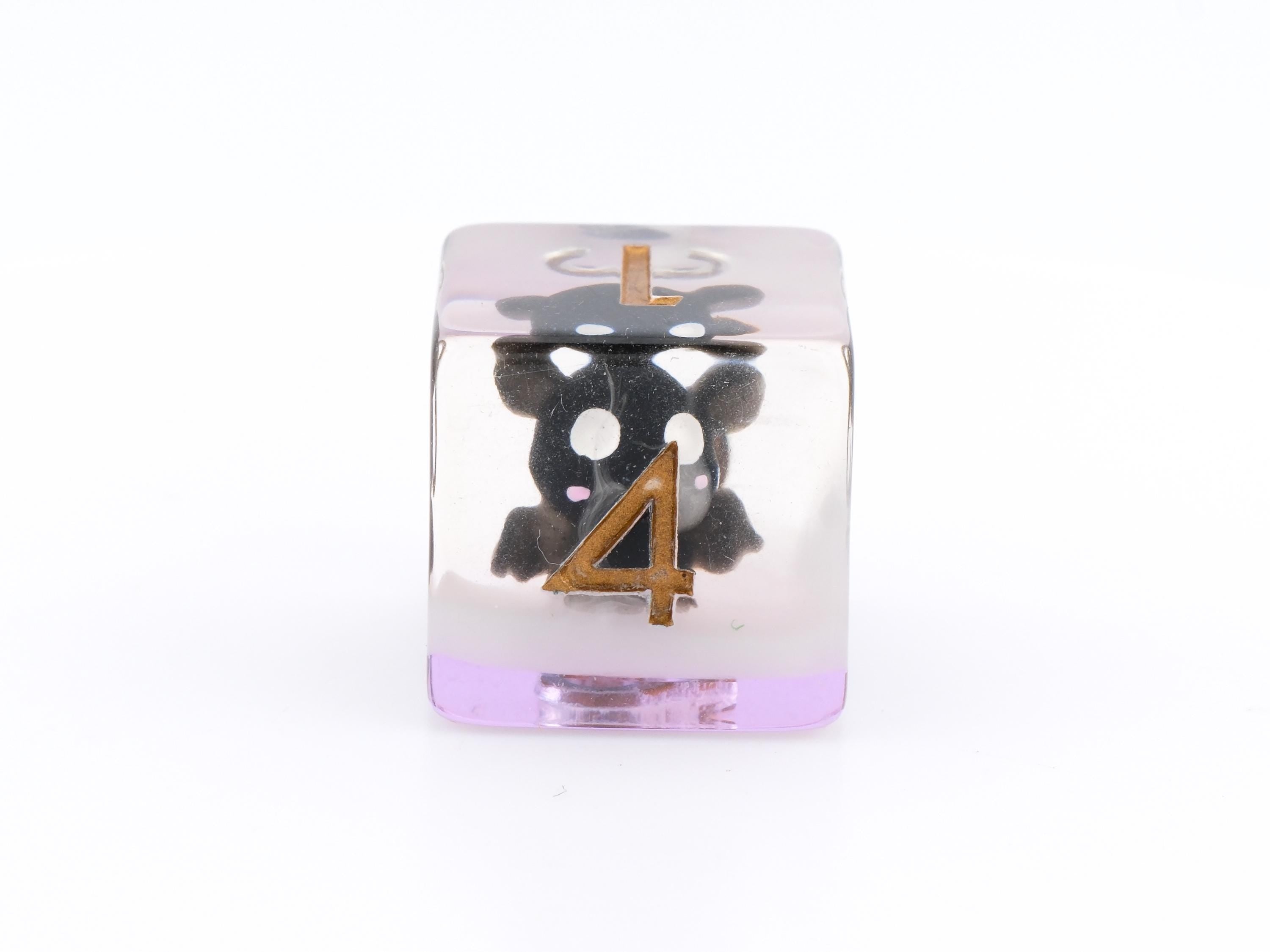 Vampire Bat Resin DnD Dice Set: 7-Piece Bloodsucking Animal RPG Dice