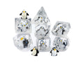 Penguin Resin DnD Dice Set: 7 Piece Arctic  Bird RPG Dice