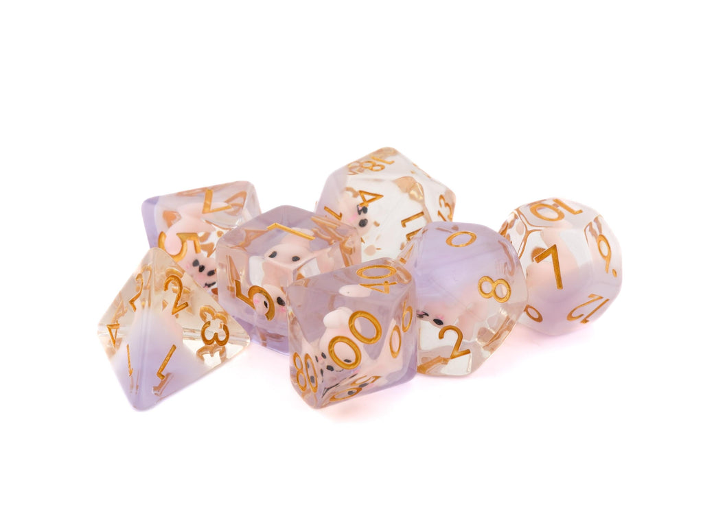 Seal DnD Dice Set: 7-Piece Resin RPG Dice