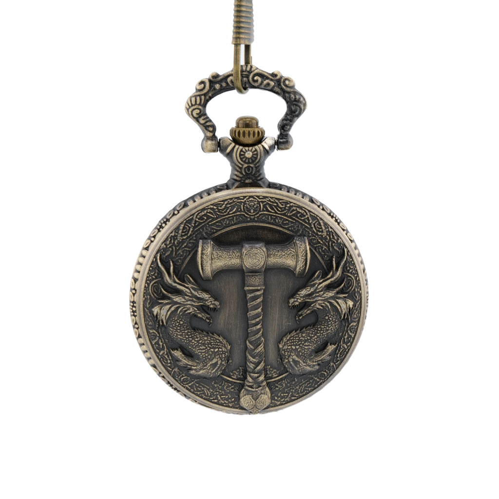 Forge Hammer Pocket Watch Mini Dice Set - 7-Piece TTRPG Dice
