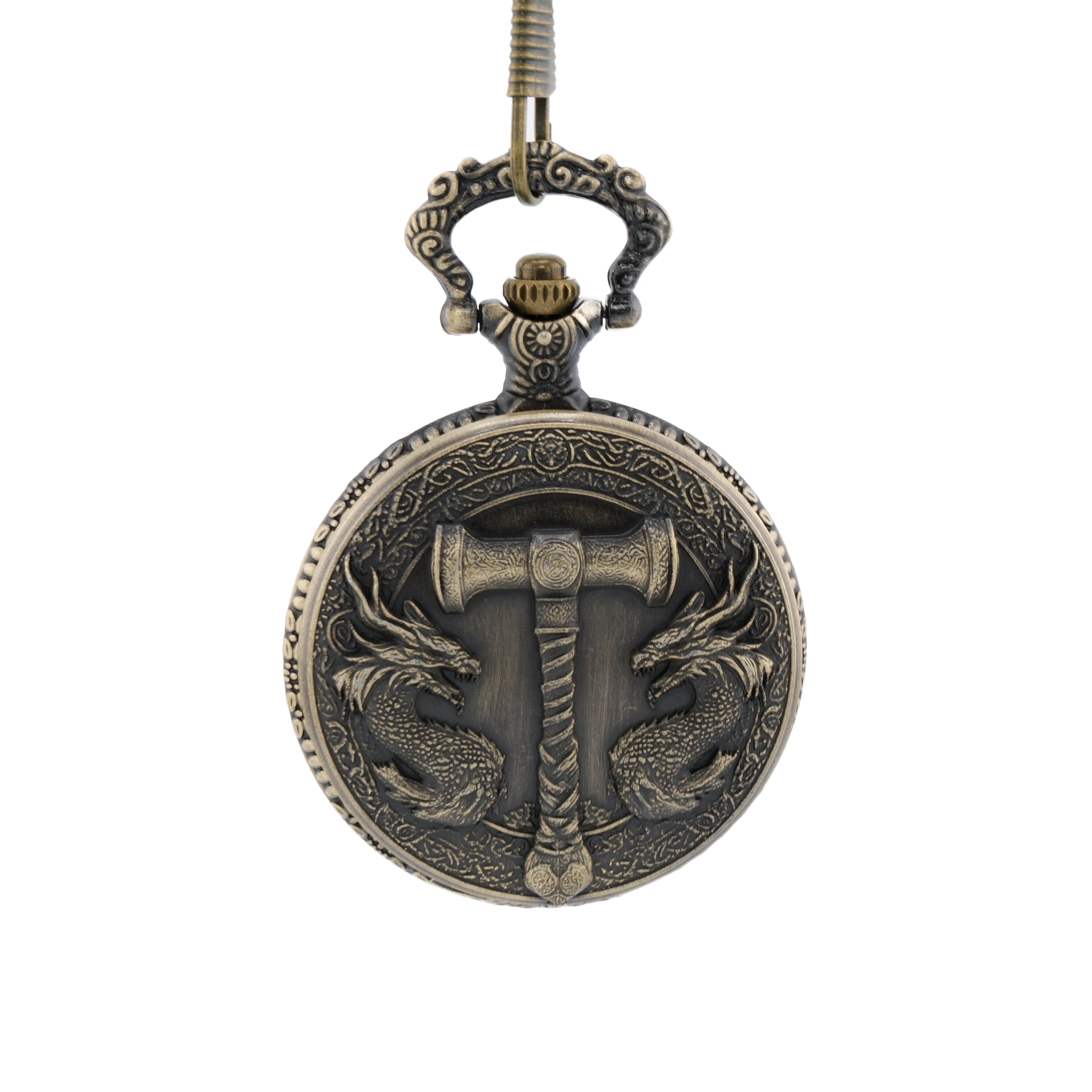 Forge Hammer Pocket Watch Mini Dice Set - 7-Piece TTRPG Dice