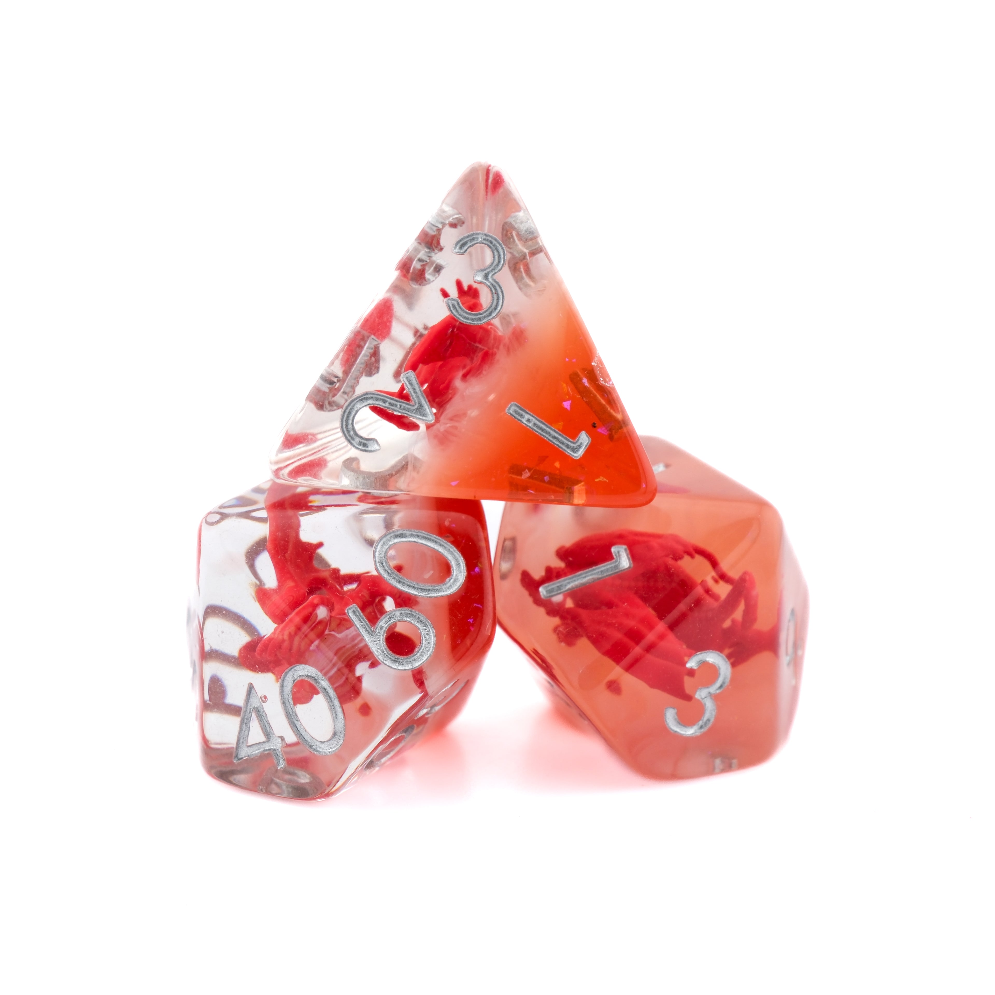 Dragon Resin 7 Piece DnD Dice Set