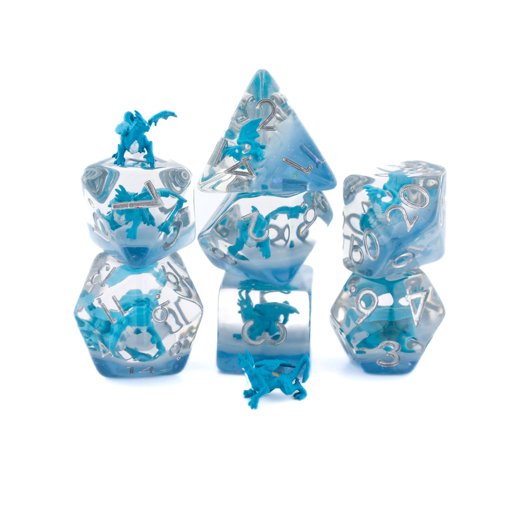Dragon Resin 7 Piece DnD Dice Set