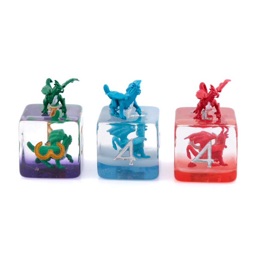 Dragon Resin 7 Piece DnD Dice Set