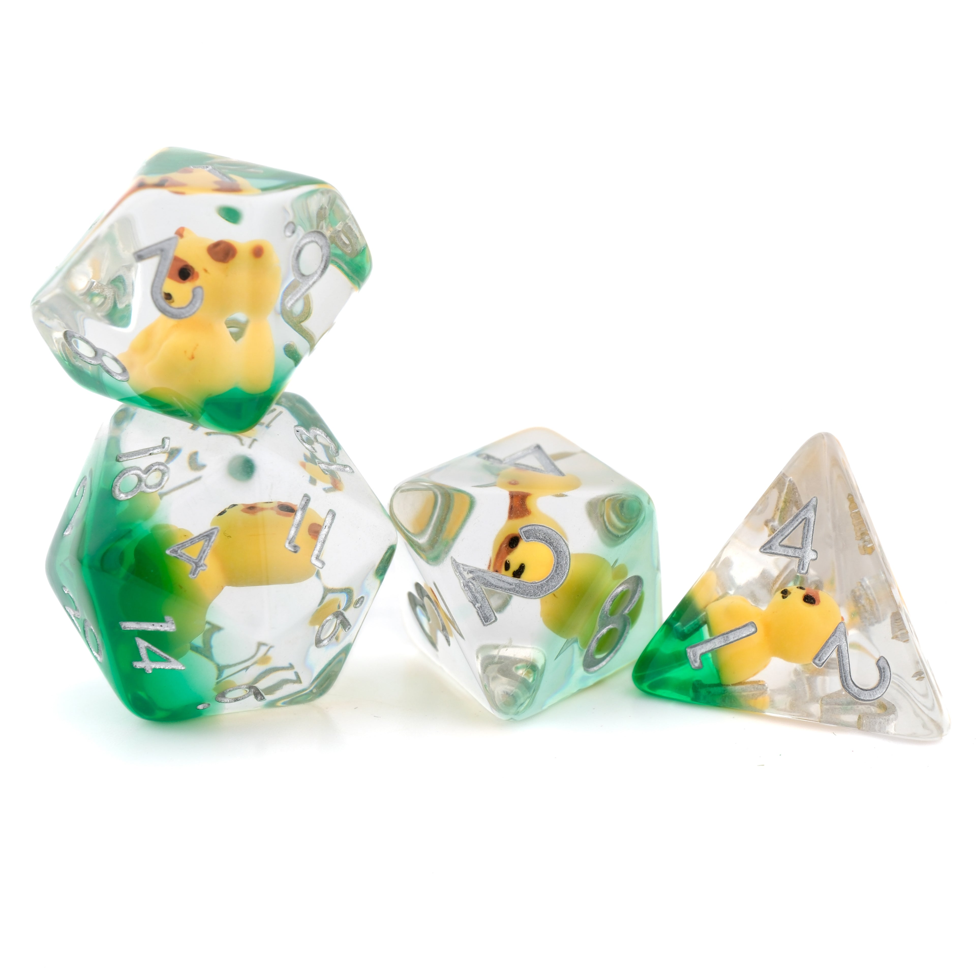 Racoon Resin DnD 7 Piece Dice Set
