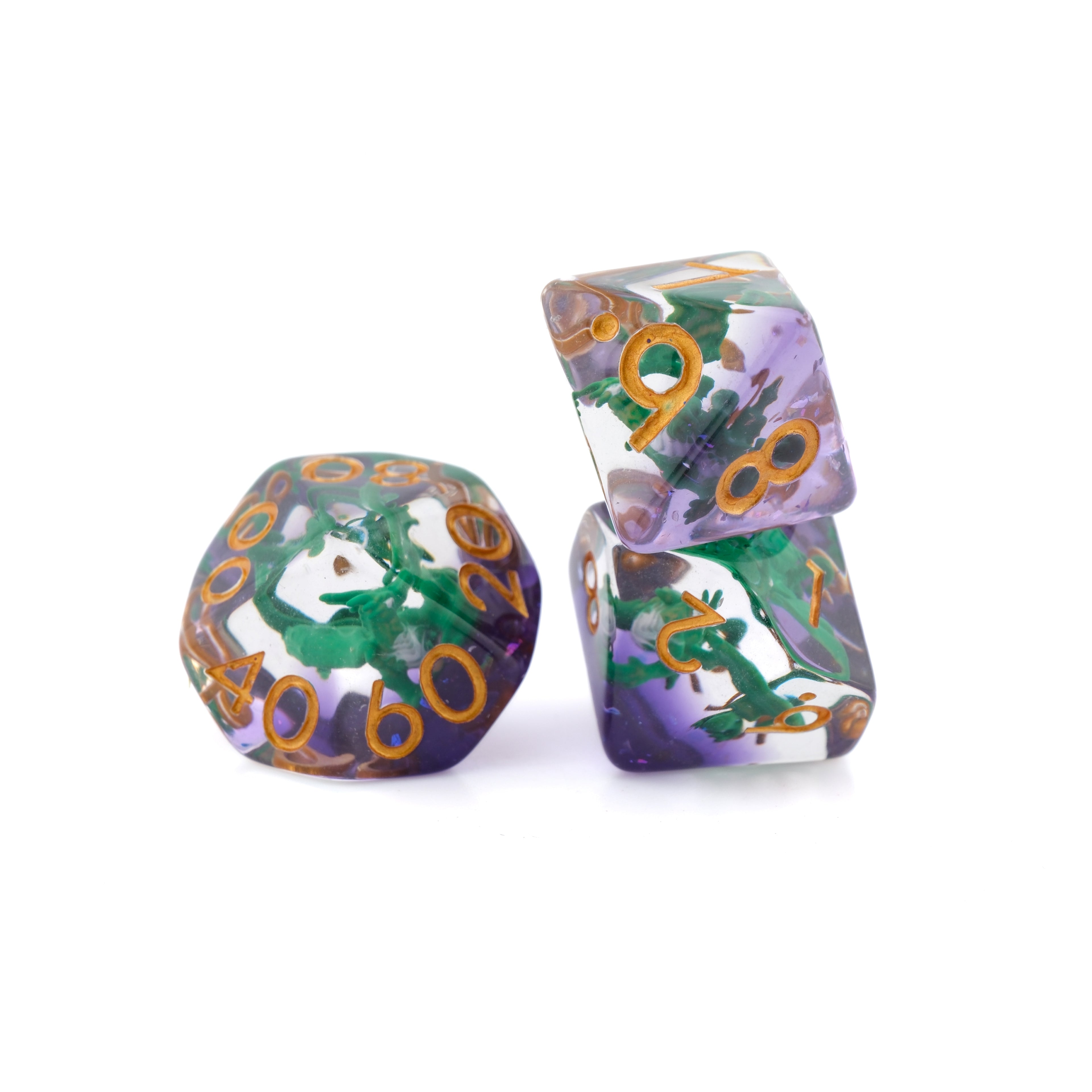 Dragon Resin 7 Piece DnD Dice Set