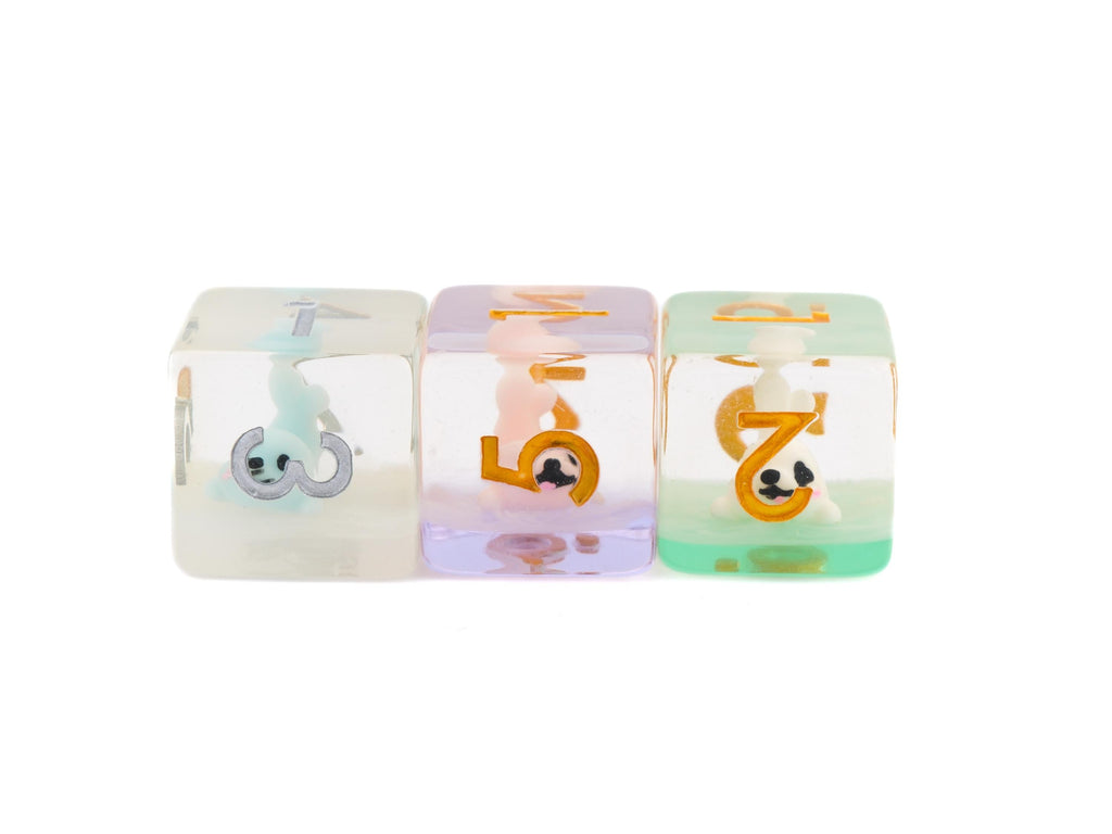 Seal DnD Dice Set: 7-Piece Resin RPG Dice
