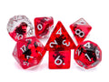 Scorpion Resin DnD Dice Set: 7 Piece Insect RPG Dice