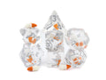 Ice Cream Resin DnD Dice Set: 7 Piece Dessert RPG Dice