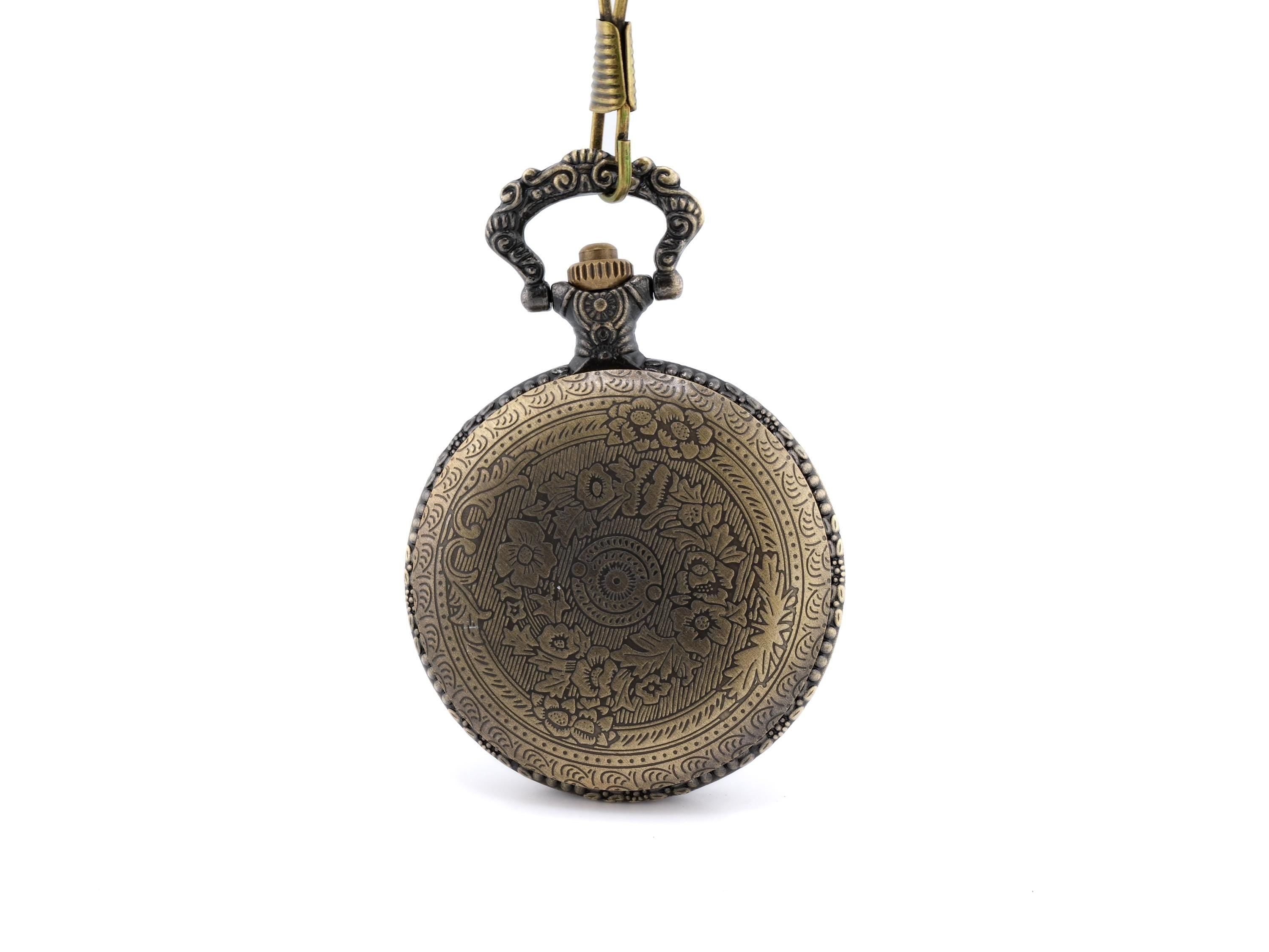 Dragon Pocket Watch DnD Dice Set: Mini Metal RPG Dice