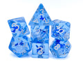 Airplane Resin DnD Dice Set: 7-Piece RPG Dice