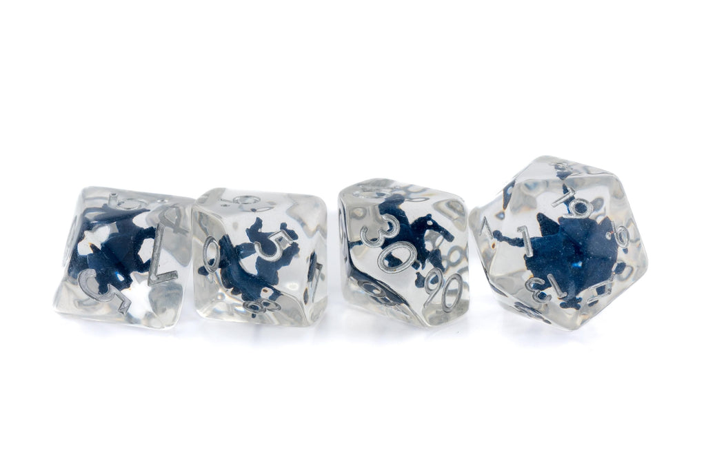 Pegasus Resin DnD Dice Set: 7-Piece RPG Dice