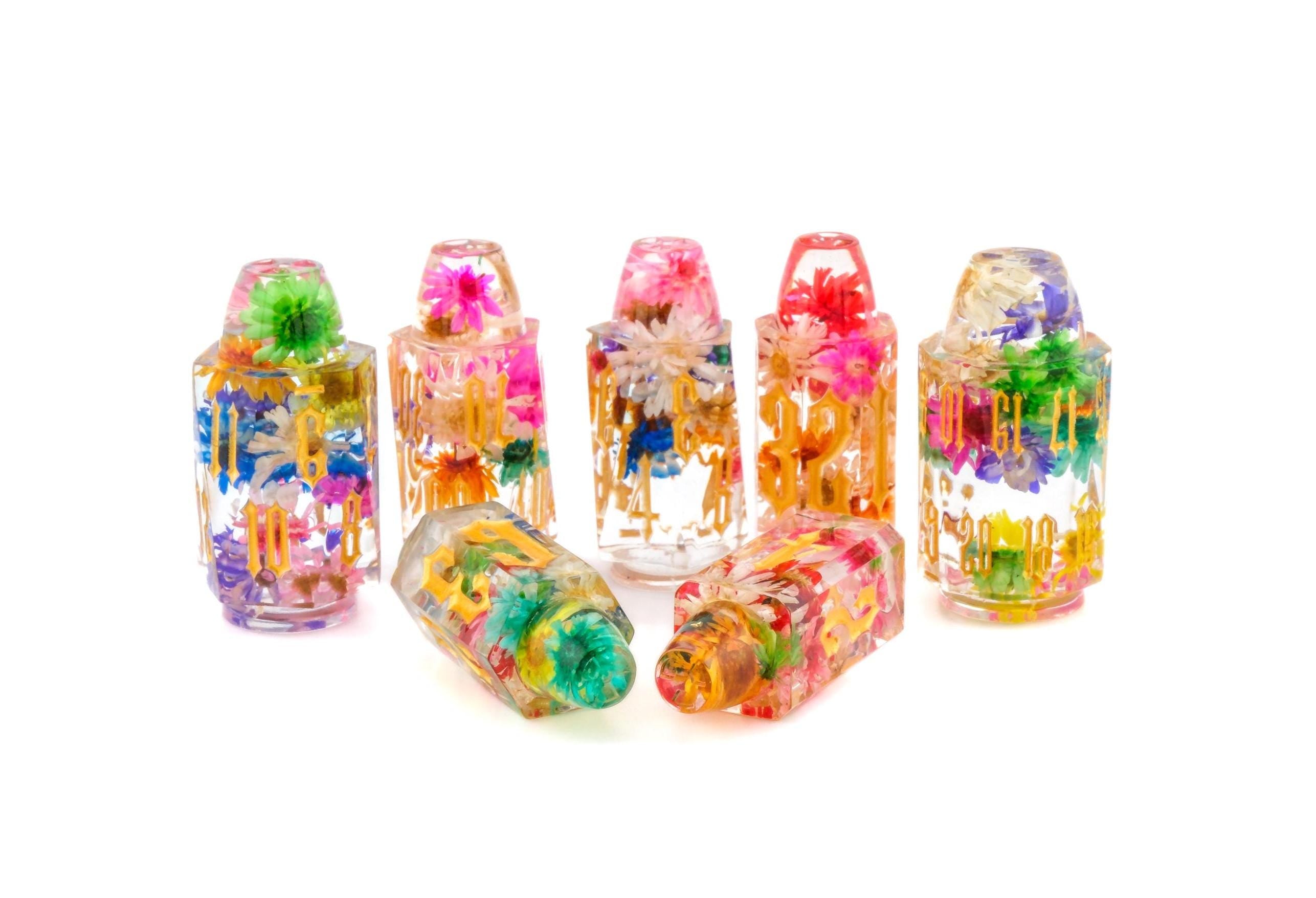 Magician Bullet Dnd Dice | Resin RPG Dice Set | Cosmic Revolver Ammo | Colorful Bullet Dice | Dungeons & Dragons | Tabletop RPG | Nerdy Gift