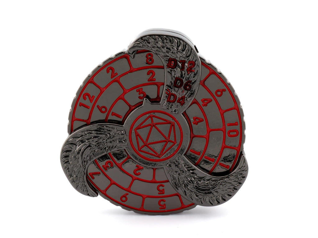 Dragon Wings Metal Spinning DnD Dice: 7-in-1 Fidget RPG Dice