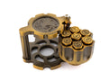 Dragon Revolver Metal Dnd Dice Set | Bullet RPG Dice | Spinning Chamber | Mechanical Gun Dice | Dungeons & Dragons | TTRPG | Fidget Gift