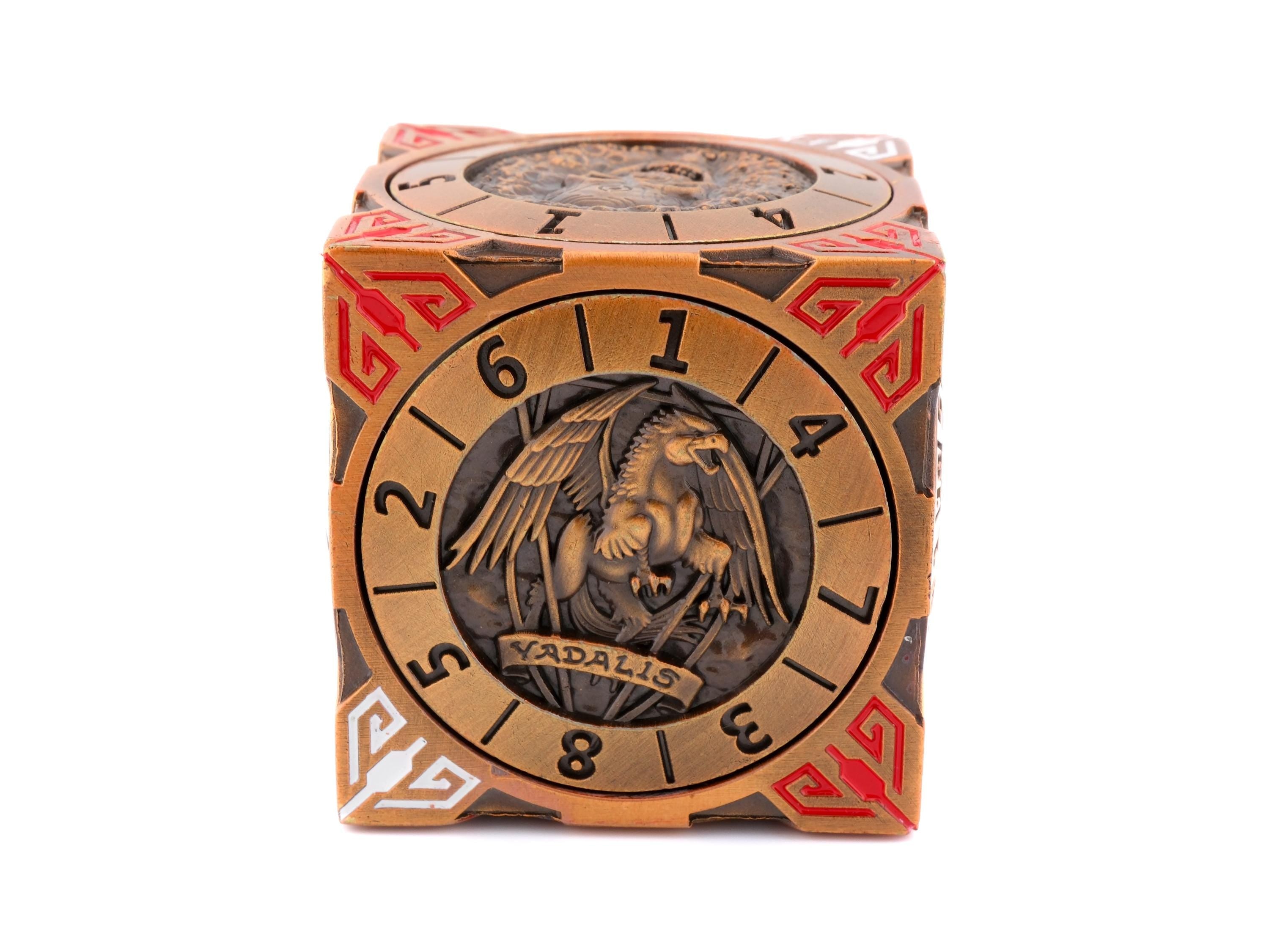 Cube Of Fate Spinning DnD Dice Set: 7-in-1 RPG Dice