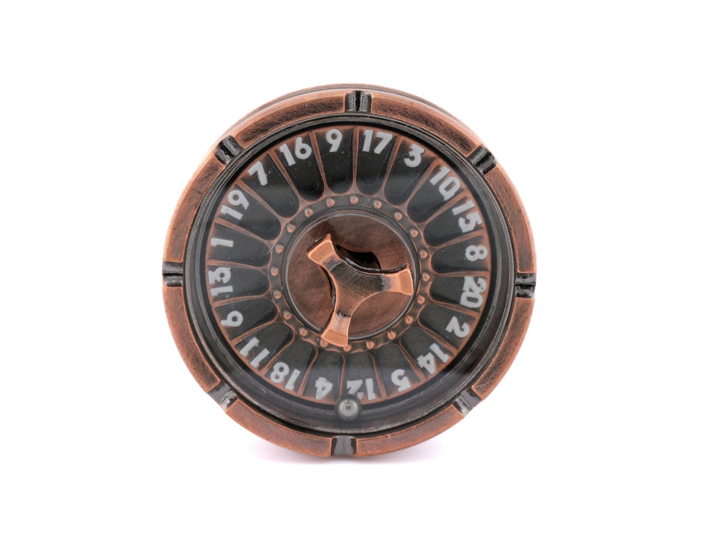 Compass Metal Spinning Roulette D20 DnD Dice: Fidget Casino RPG Dice