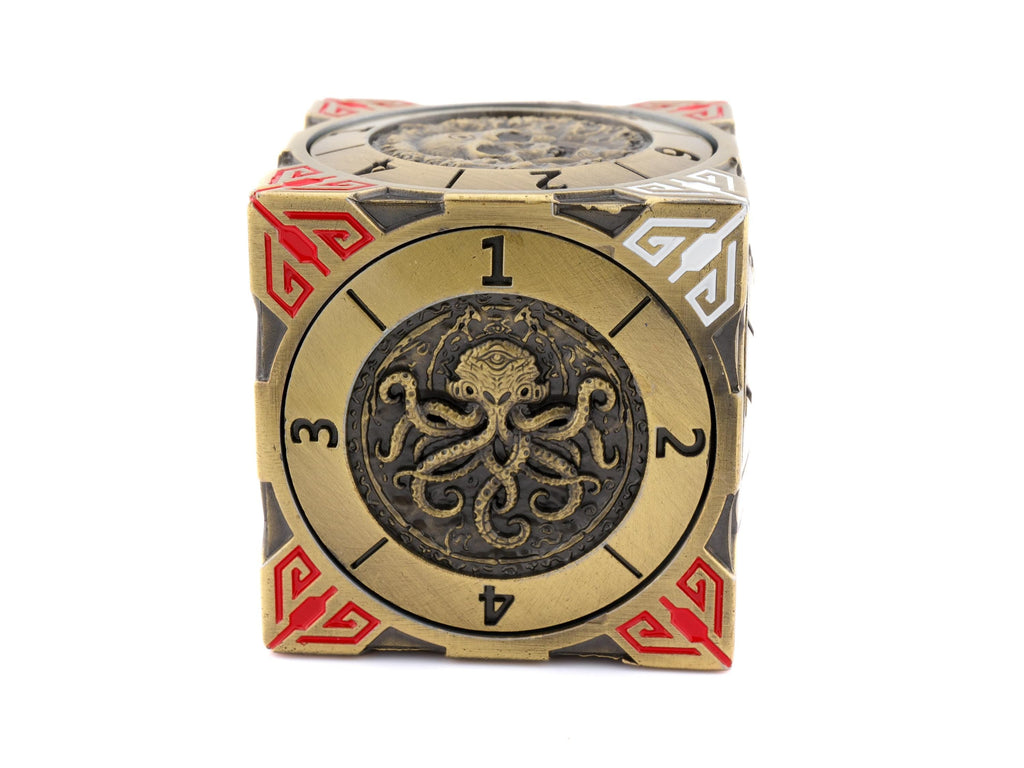 Cube Of Fate Spinning DnD Dice Set: 7-in-1 RPG Dice