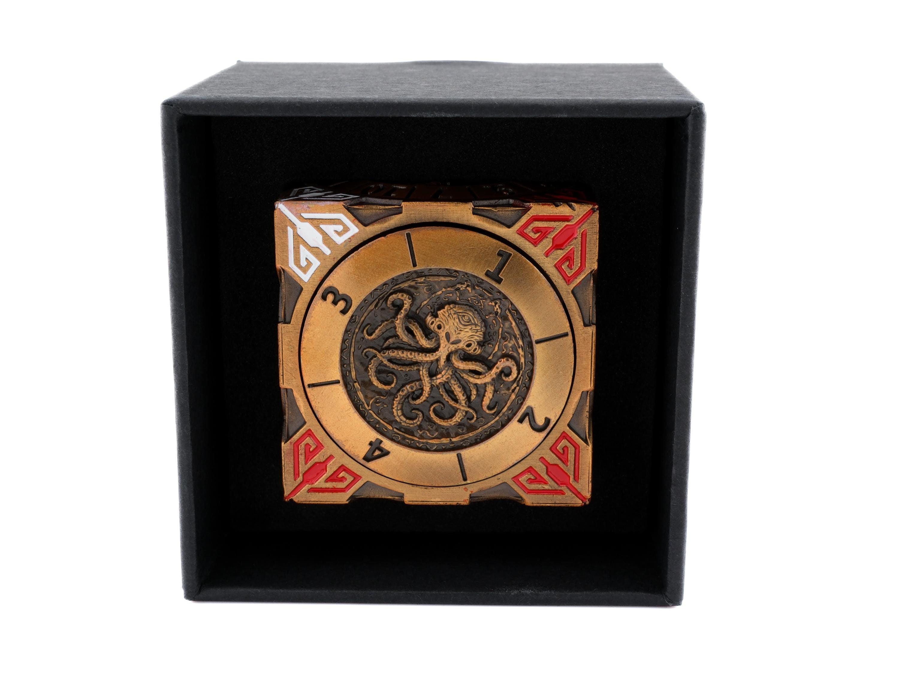 Cube Of Fate Spinning DnD Dice Set: 7-in-1 RPG Dice