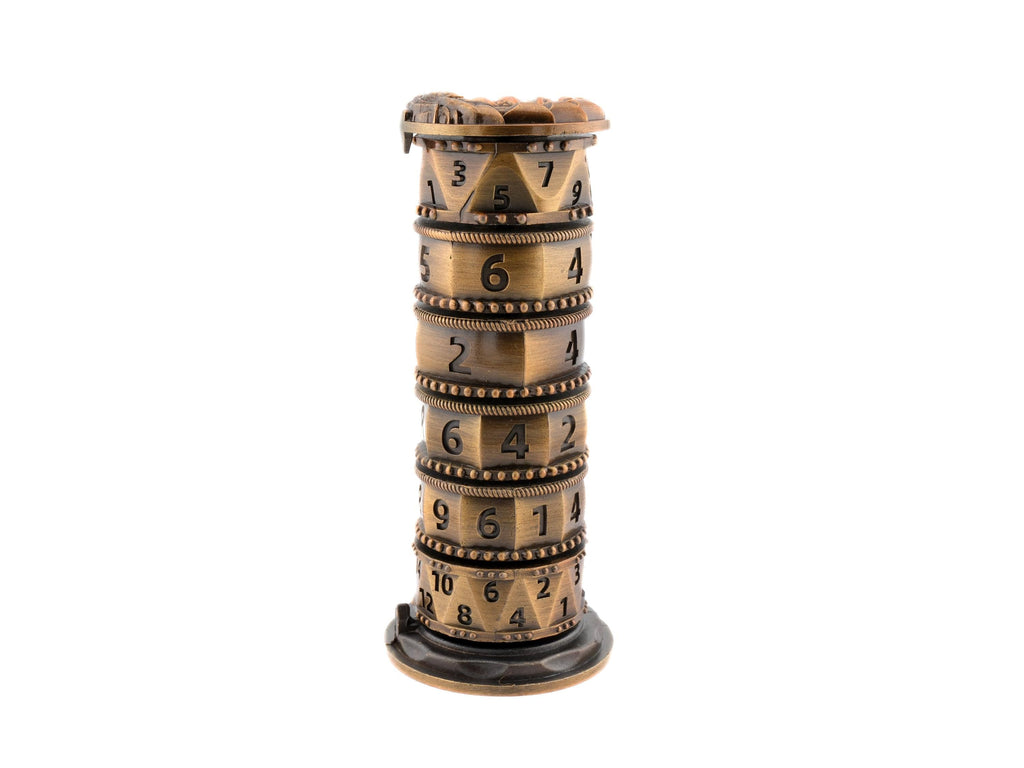 Tower Spinning Metal DnD Dice: 7 in 1 Gyro Roulette Fidget RPG Dice