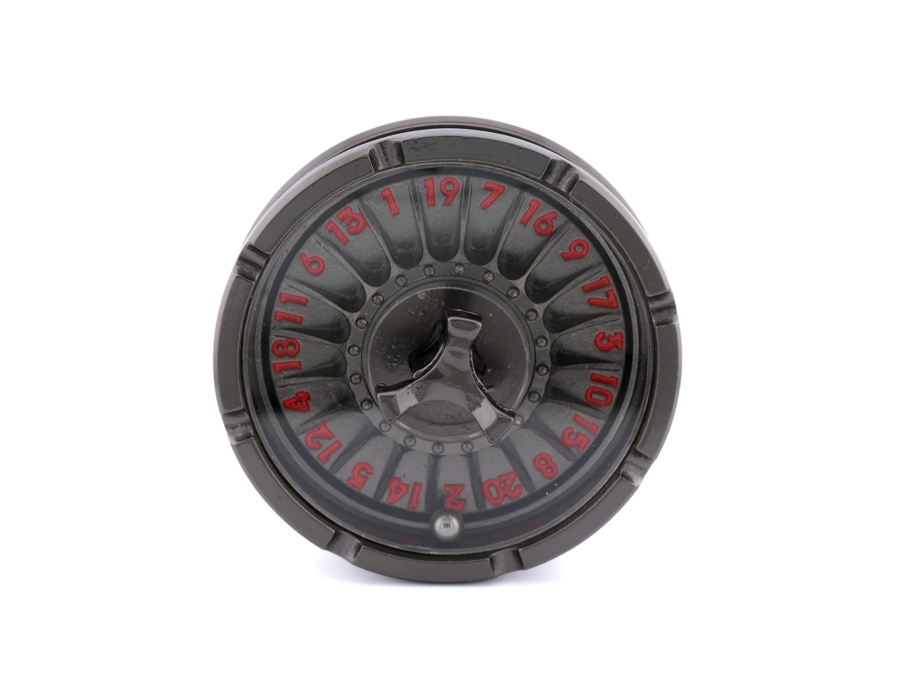 Compass Metal Spinning Roulette D20 DnD Dice: Fidget Casino RPG Dice