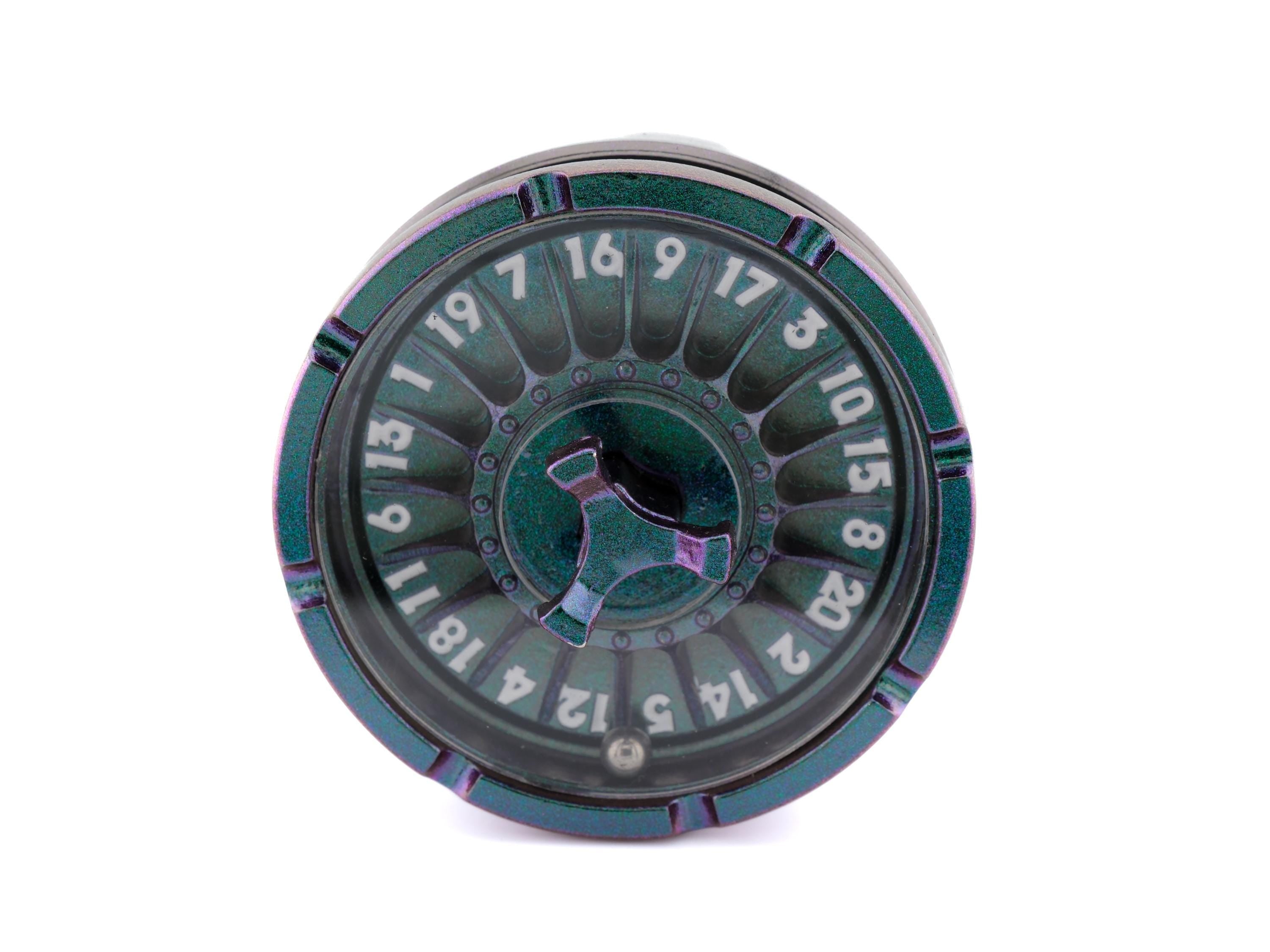 Compass Metal Spinning Roulette D20 DnD Dice: Fidget Casino RPG Dice